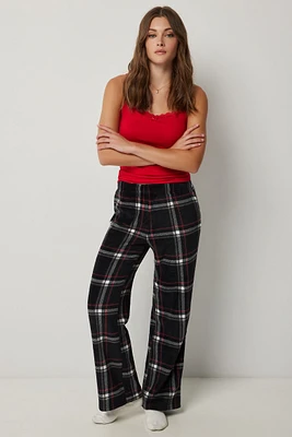 Ardene Printed Plush PJ Pants in | Size | 100% Recycled Polyester | Eco-Conscious