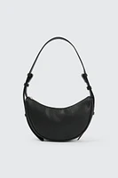 Ardene Half Moon Bag in Black | 100% Recycled Polyester | Eco-Conscious