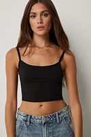 Ardene Basic Super Soft Ultra Crop Tank in | Size | Eco-Conscious