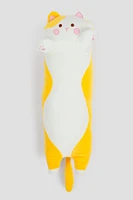 Ardene Cat Body Pillow in Yellow | Polyester