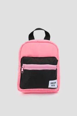 Ardene Pink Backpack in Light Pink | Nylon