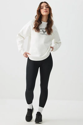 Ardene V Waistband Leggings in | Size | Nylon/Spandex | Eco-Conscious