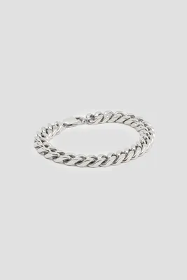 Ardene Man Stainless Steel Chunky Chain Bracelet For Men in Silver
