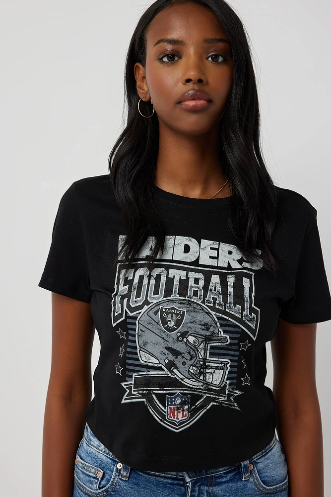 Ardene Raiders Baby T-Shirt in Black | Size