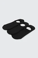 Ardene 3-Pack Cotton Blend Shoe Liners in | Nylon/Cotton/Elastane