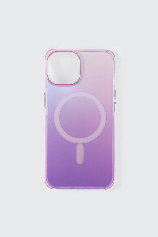Ardene Frosted iPhone 13/14/15 Case in Medium Purple