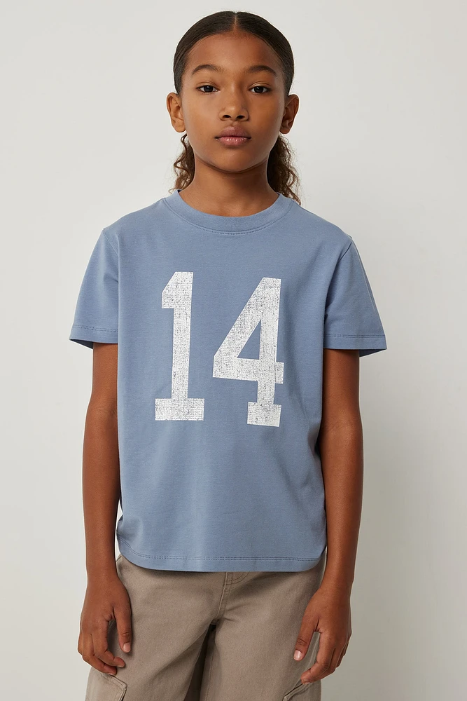 Ardene Kids Classic Graphic T-Shirt in | Size | Spandex/Cotton