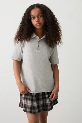 Ardene Kids Short Sleeve Polo Shirt in | Size | 100% Cotton