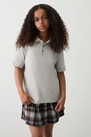 Ardene Kids Short Sleeve Polo Shirt in | Size | 100% Cotton