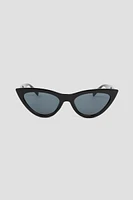 Ardene Cat Eye Sunglasses in Black