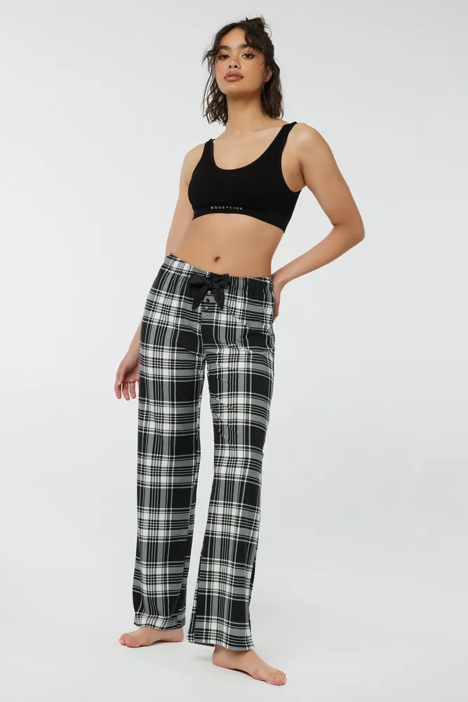 Ardene Super Soft Straight Leg Pj Pants in, Size, Polyester/Spandex