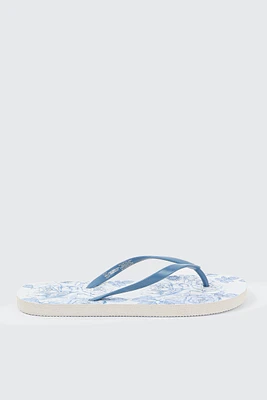 Ardene Printed Flip-Flops Sandals in | Size | Eco-Conscious