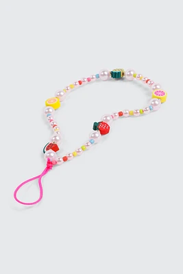 Ardene Fruit Beaded Phone Charm