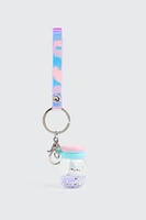 Ardene Kids Cat In A Jar Keychain in Lilac