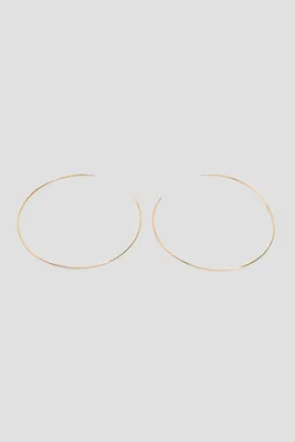 Ardene XL Hoop Earrings in Gold | Stainless Steel