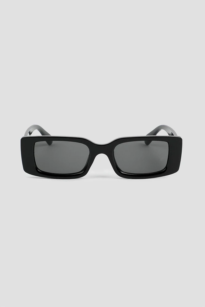 Ardene Slim Rectangular Sunglasses in