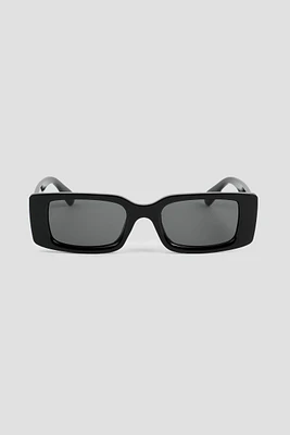 Ardene Slim Rectangular Sunglasses in