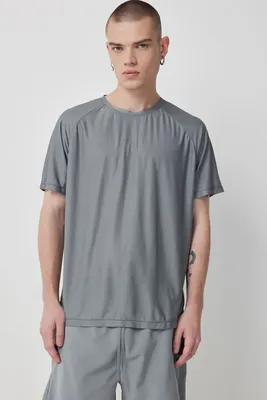 Ardene Man Athletic T-Shirt For Men in Light Green | Size | Polyester