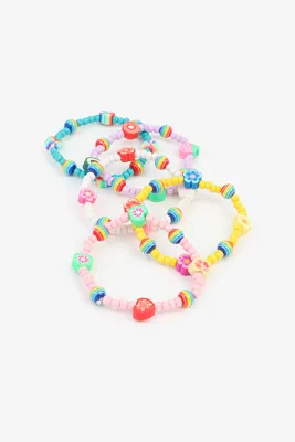 Ardene Pack of Beaded Bracelets with Charms