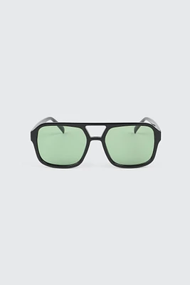 Ardene Flat Top Aviator Sunglasses in Light