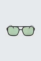 Ardene Flat Top Aviator Sunglasses in Light