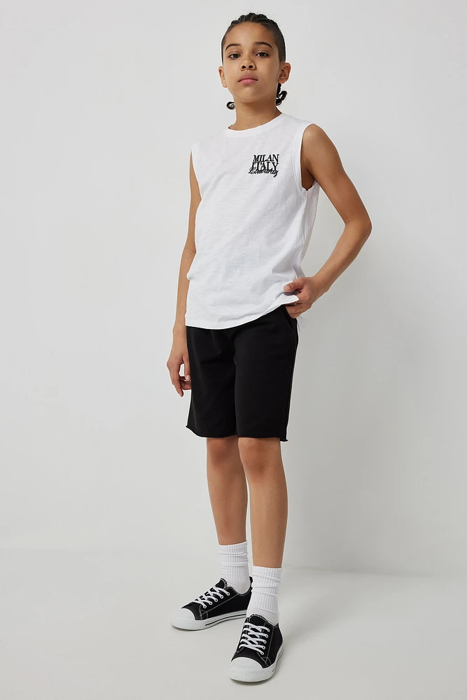 Ardene Long Sweatshorts in | Size | Polyester/Cotton