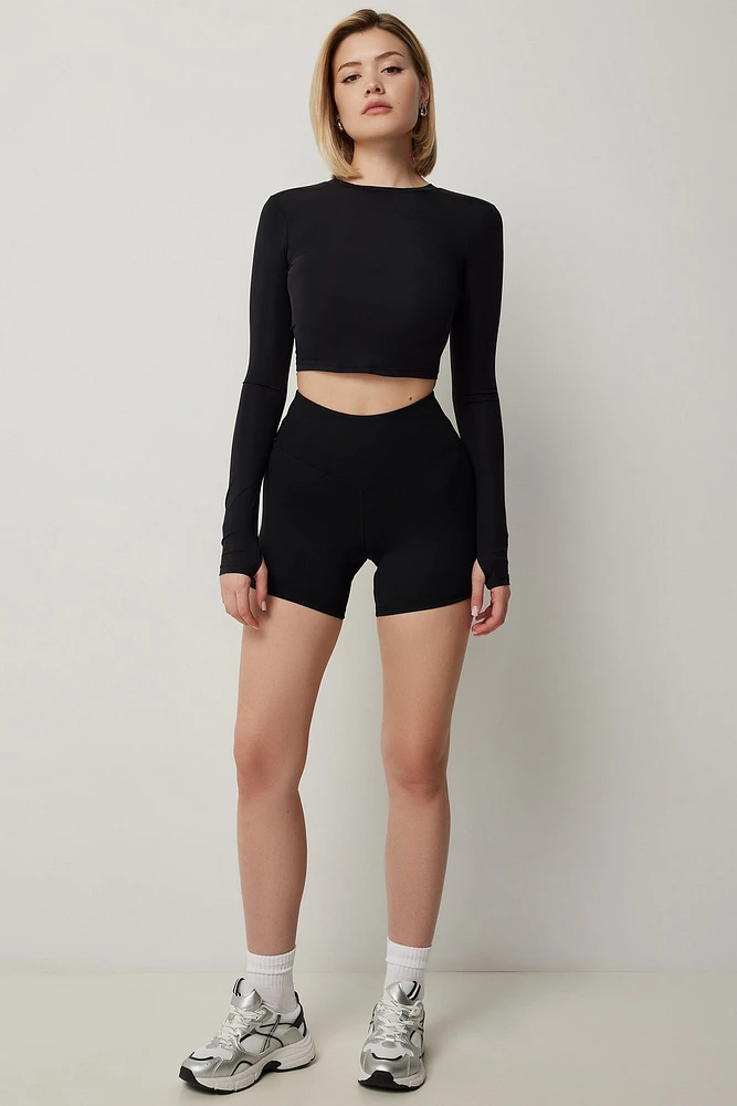 Ardene 5" Biker Shorts in | Size | Nylon/Elastane | Eco-Conscious