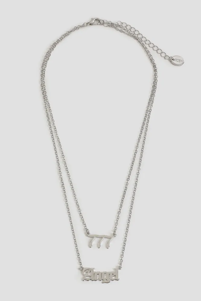 Ardene 777 Necklace in Silver