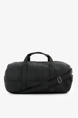 Ardene Man Black Nylon Weekender Bag For Men | Polyester/Nylon