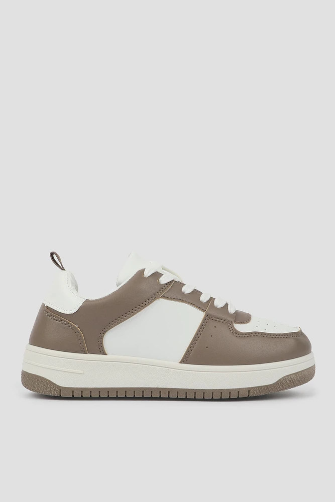 Ardene Basketball Sneakers in | Size | Faux Leather