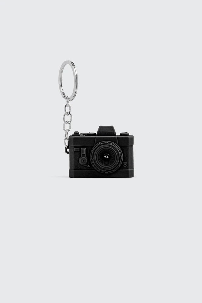 Ardene Light Up Camera Keychain in