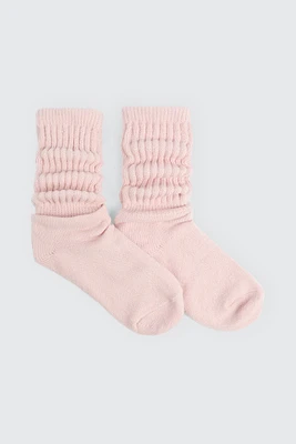 Ardene Slouchy Boot Socks in Light | Polyester/Spandex