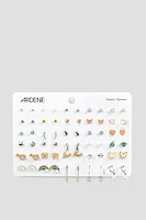 Ardene 30-Pack Assorted Studs & Hoops | Stainless Steel