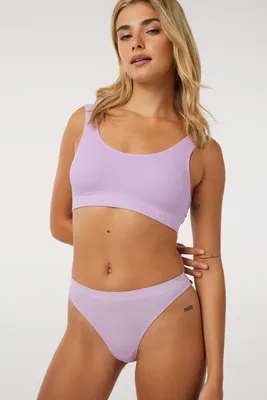 Ardene Seamless Thong in Light Pink, Size