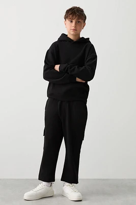 Ardene Kids Cargo Sweatpants in | Size | Polyester/Cotton | Fleece-Lined