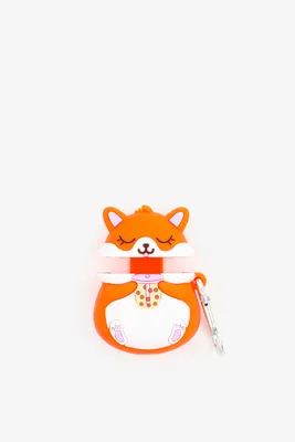 Ardene Fox with bubble Tea AirPods Case in Orange