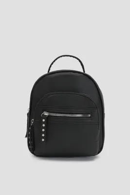 Ardene Backpack with Front Pocket in | Faux Leather/Polyester