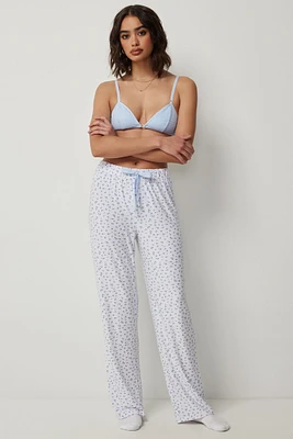Ardene Flared PJ Pants in | Size | Polyester/Elastane | Eco-Conscious