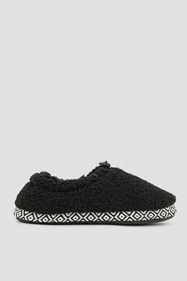 Ardene Bungee Sherpa Slippers in | Size | Polyester | Eco-Conscious