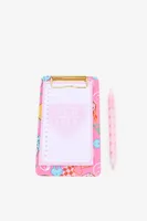 Ardene Stay True to You Clipboard Set in Pink