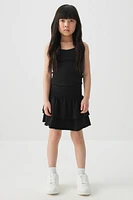 Ardene Kids Short Tiered Skirt in | Size | Spandex/Cotton