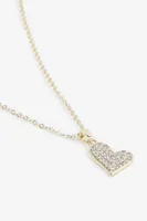 Ardene 14K Gold Plated Heart Necklace