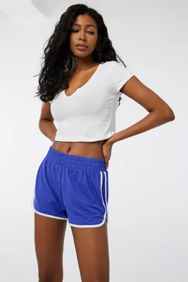 Ardene Super Soft Contrast Shorts in | Size | Polyester/Spandex