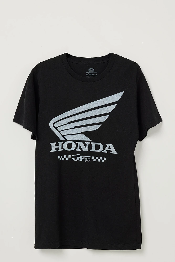 Ardene Man Honda Graphic T-Shirt For Men in Black | Size | 100% Cotton