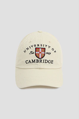 Ardene Cambridge Cap in Beige | 100% Cotton