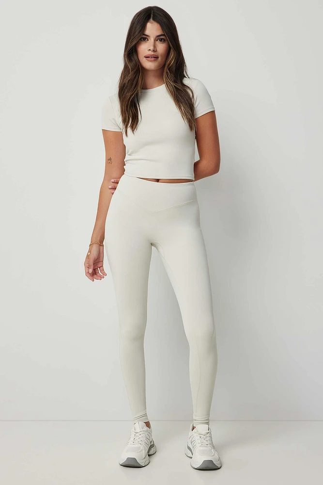 Ardene MOVE V Waistband Leggings in | Size | Nylon/Spandex | Eco-Conscious