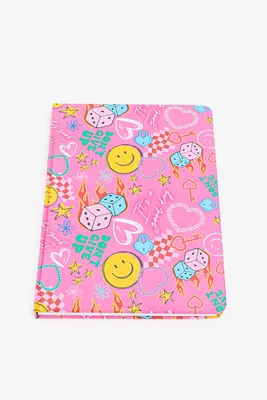 Ardene Don't Give Up Notebook in Pink