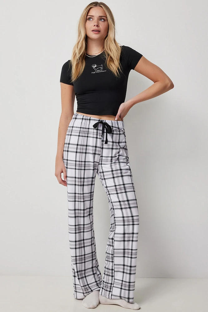 Ardene Flared PJ Pants in | Size | Polyester/Spandex | Eco-Conscious