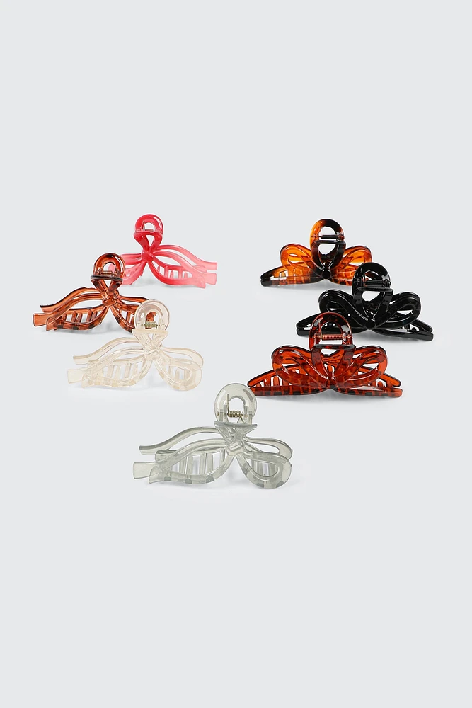 Ardene 7-Pack Bow Hair Claws