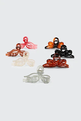 Ardene 7-Pack Bow Hair Claws